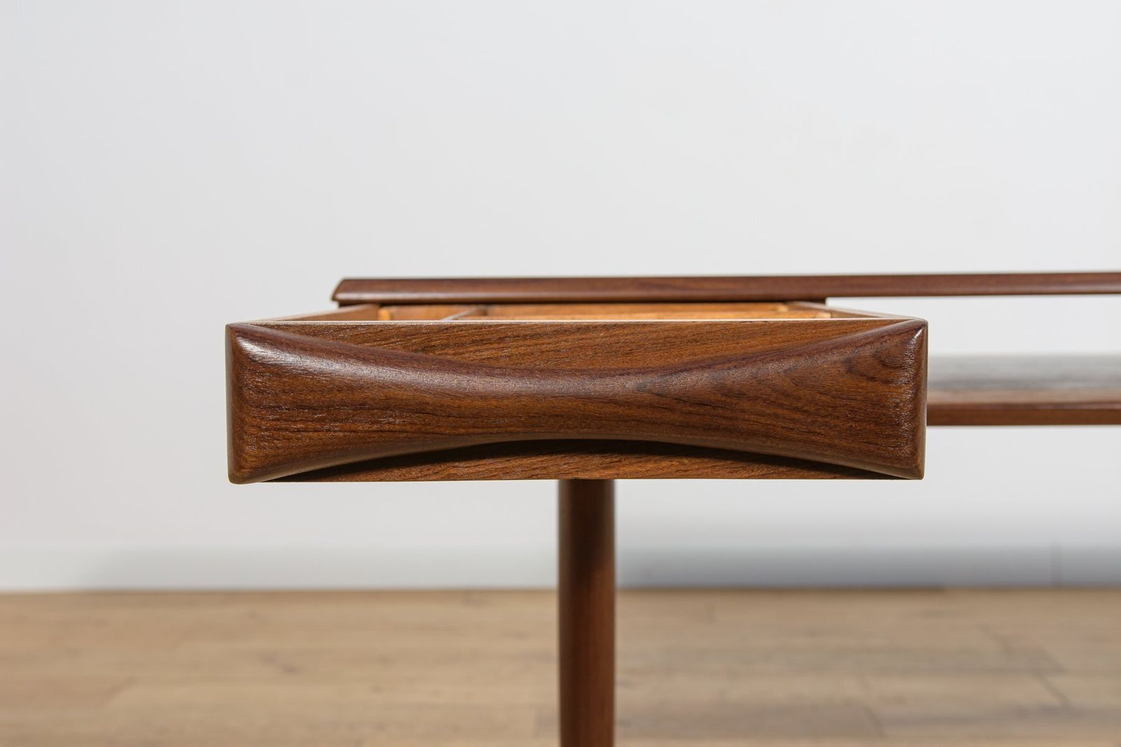 photo vintage Mid Century Teak Coffee Table From Sorensen & Christiansen, Denmark, 1960s