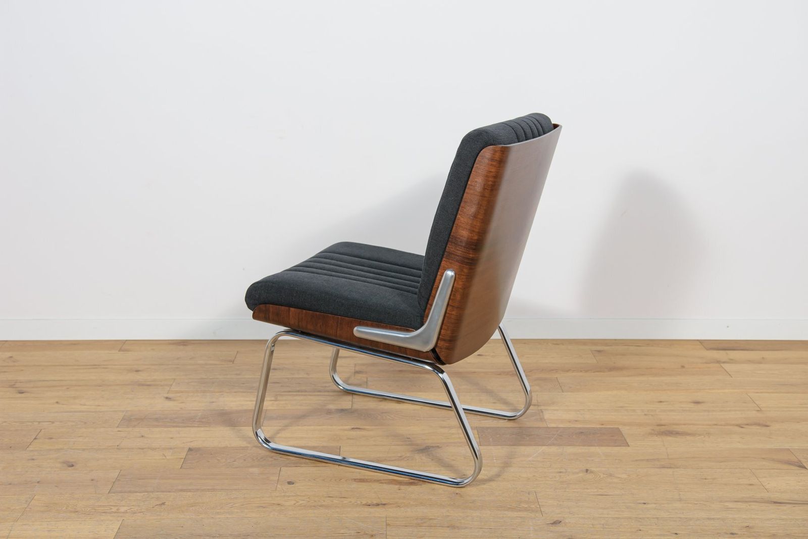 photo for sale Chrome And Rosewood Chairs By Gordon Russell, United Knigdom, 1970s, Set Of 2