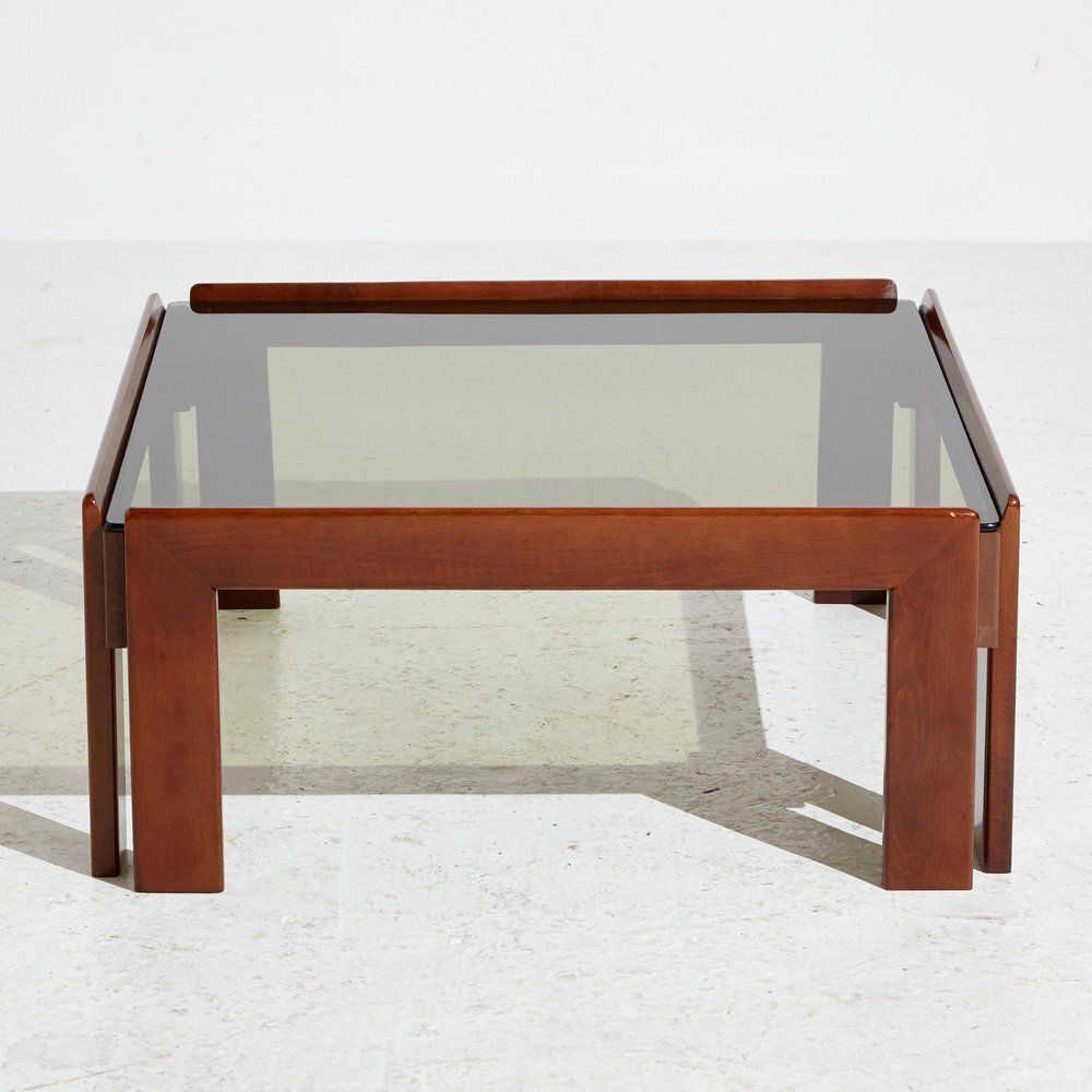 Walnut Coffee Table By Afra & Tobia Scarpa For Cassina, 1960s