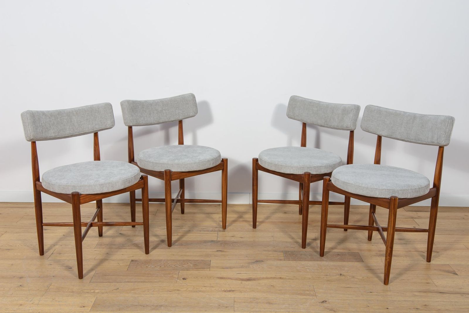 Mid Century Teak Dining Chairs By Ib Kofod Larsen For G Plan, 1960s, Set Of 4