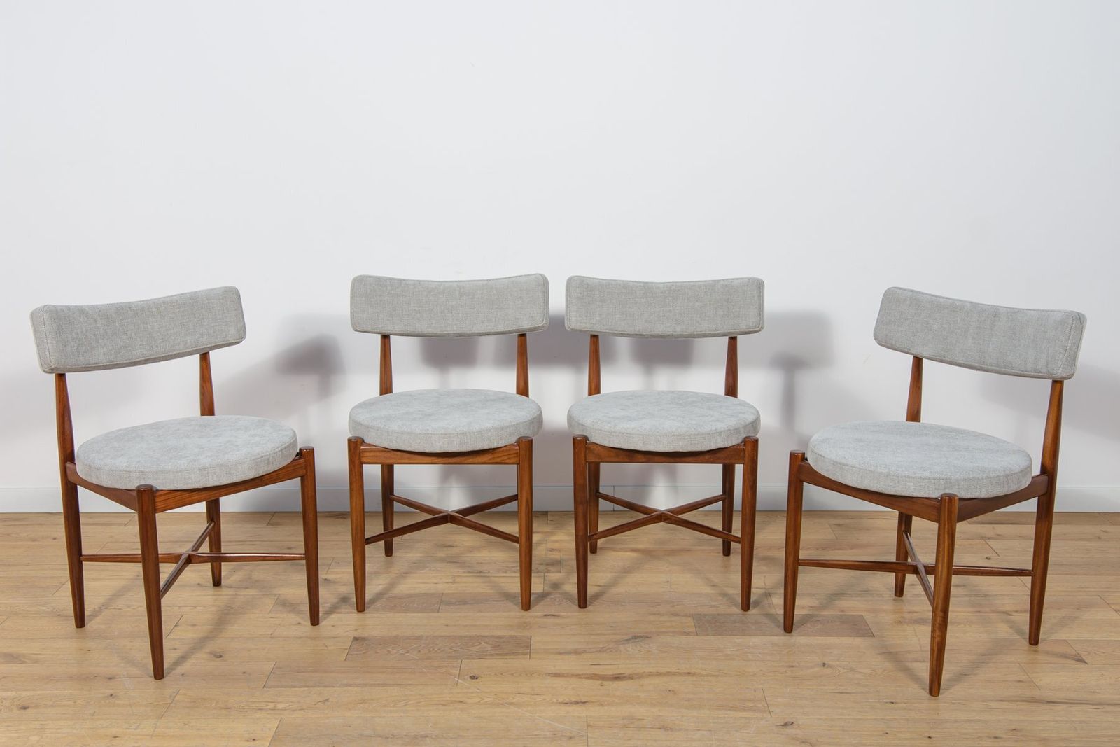 Mid Century Teak Dining Chairs By Ib Kofod Larsen For G Plan, 1960s, Set Of 4 photo for sale