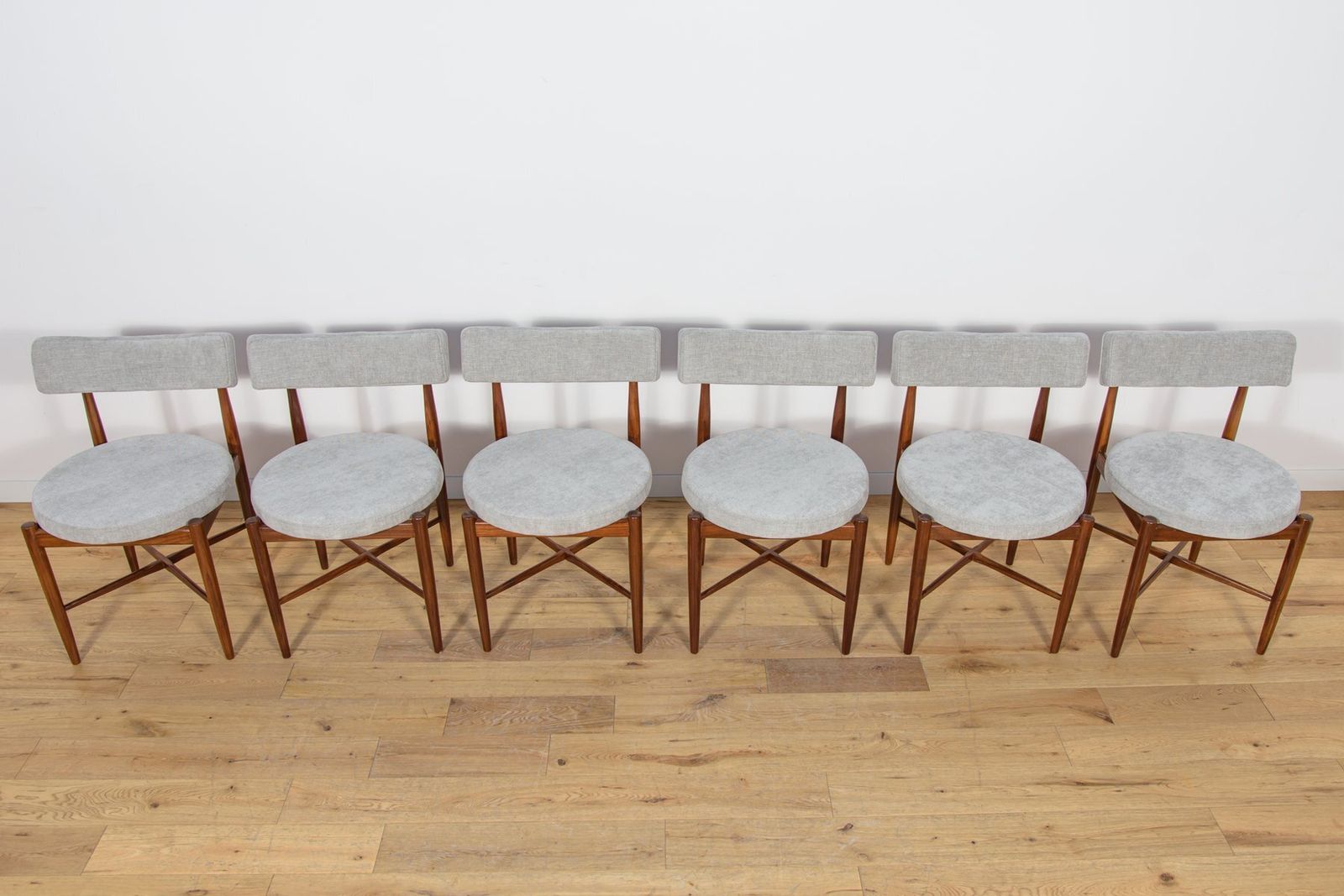 Mid Century Teak Dining Chairs By Ib Kofod Larsen For G Plan, 1960s, Set Of 6 photo Furniture