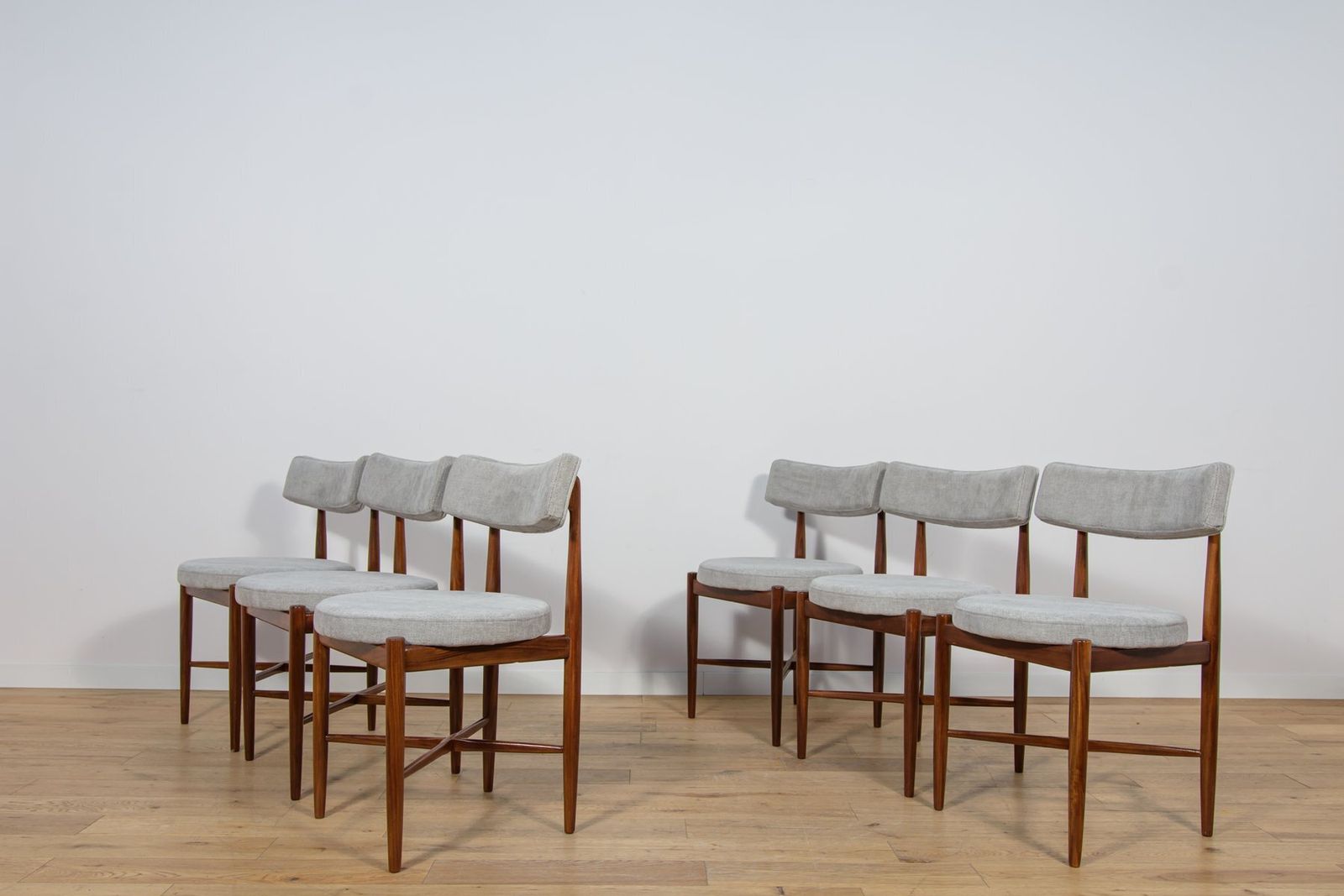 Mid Century Teak Dining Chairs By Ib Kofod Larsen For G Plan, 1960s, Set Of 6 photo vinterior