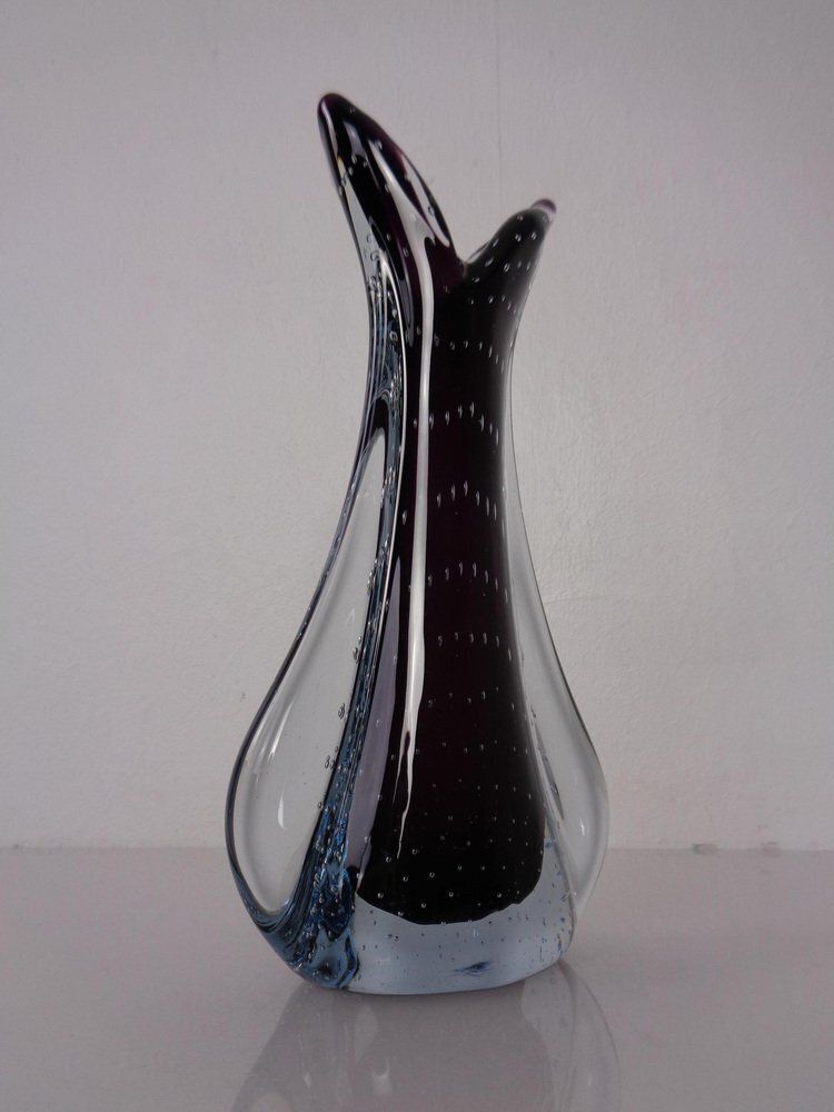 Murano Glass Vase From Fratelli Toso, Italy, 1960s photo Home Decor