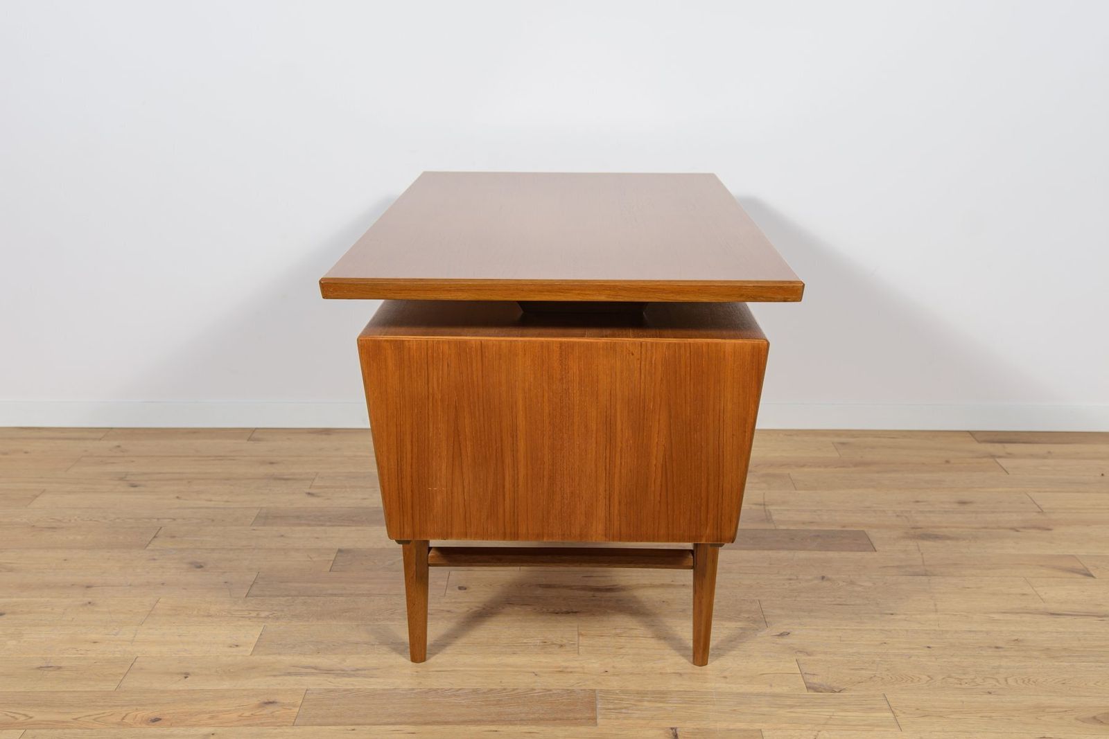 photo furniture Mid Century Freestanding Teak Desk, Denmark, 1960s