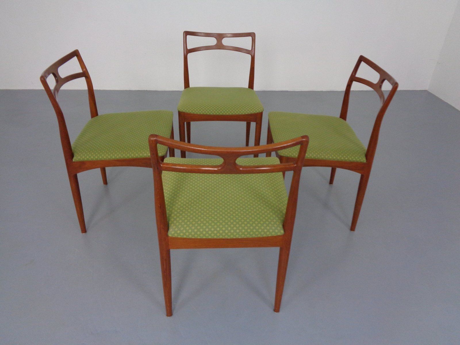 Model 94 Teak Dining Chairs By Johannes Andersen For Christian Linneberg, 1960s, Set Of 4