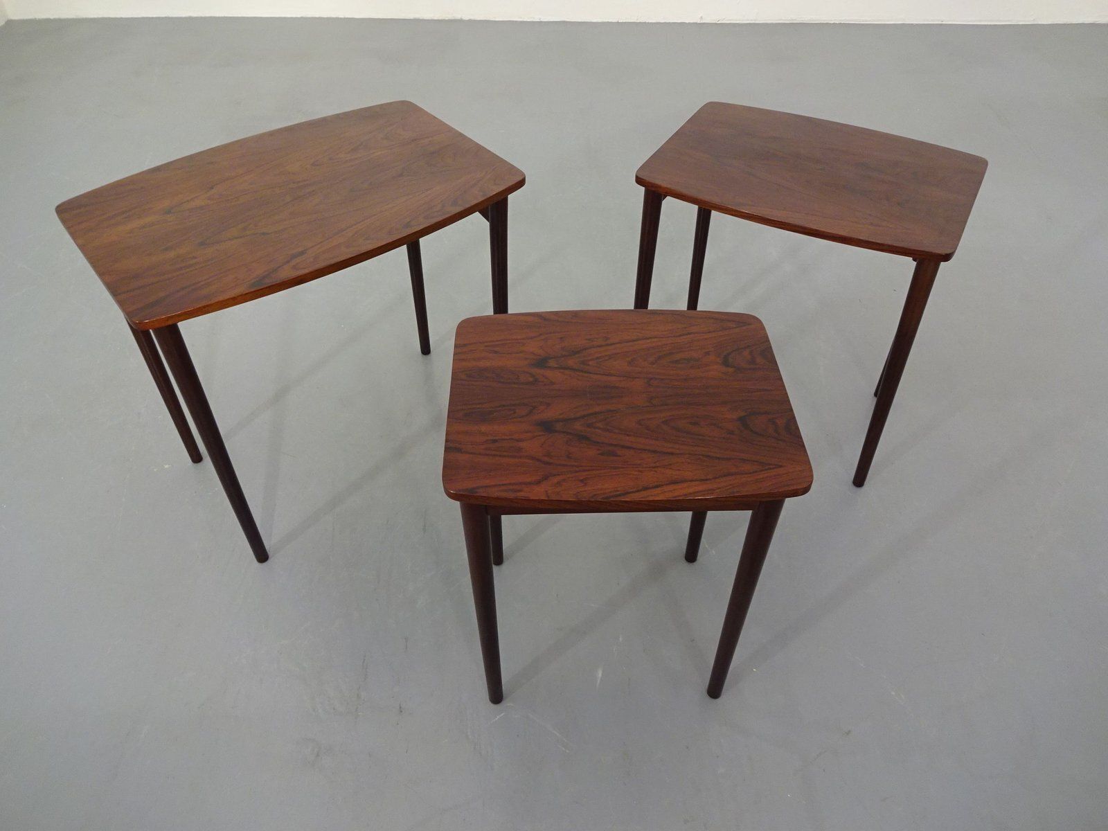 Danish Rosewood Nesting Tables, 1960s, Set Of 3 photo vinterior
