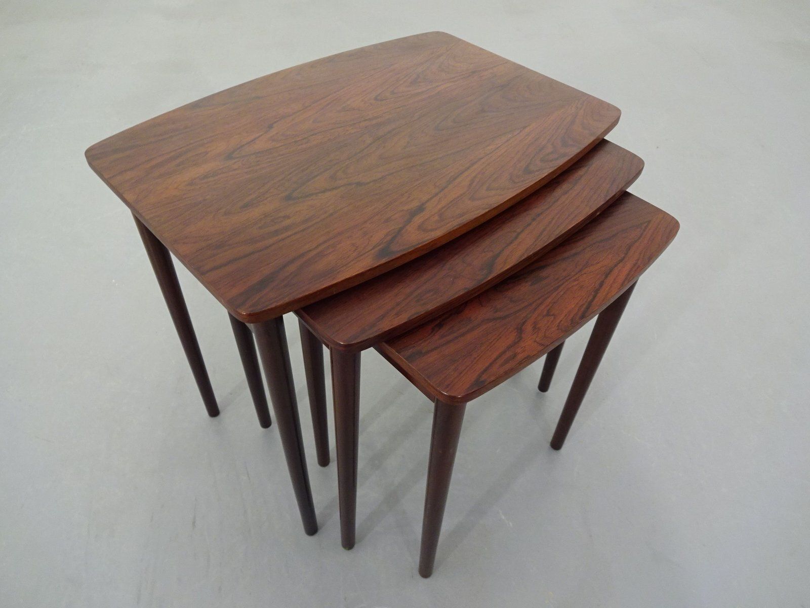 photo furniture Danish Rosewood Nesting Tables, 1960s, Set Of 3