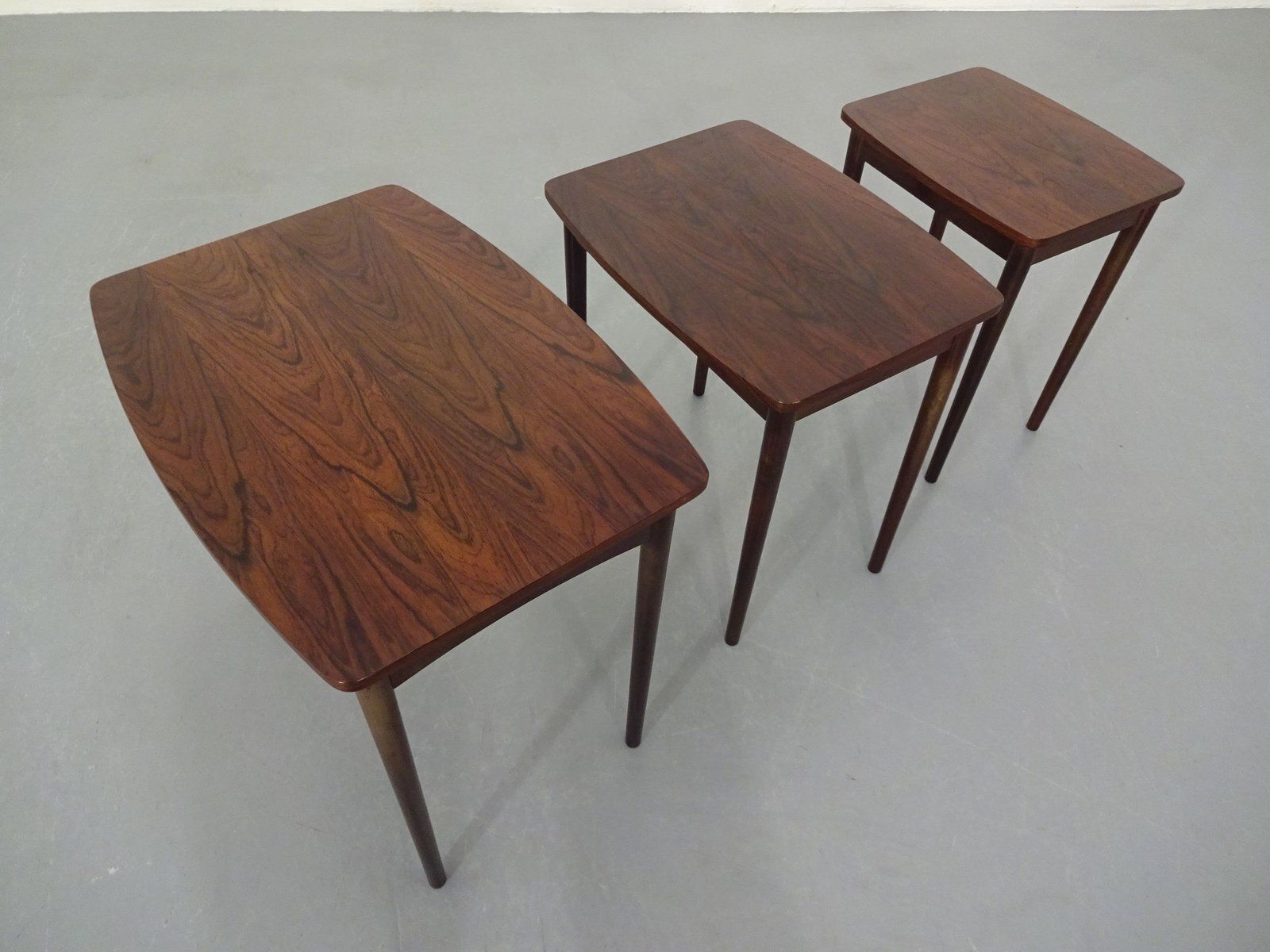 599.0 Danish Rosewood Nesting Tables, 1960s, Set Of 3 photo