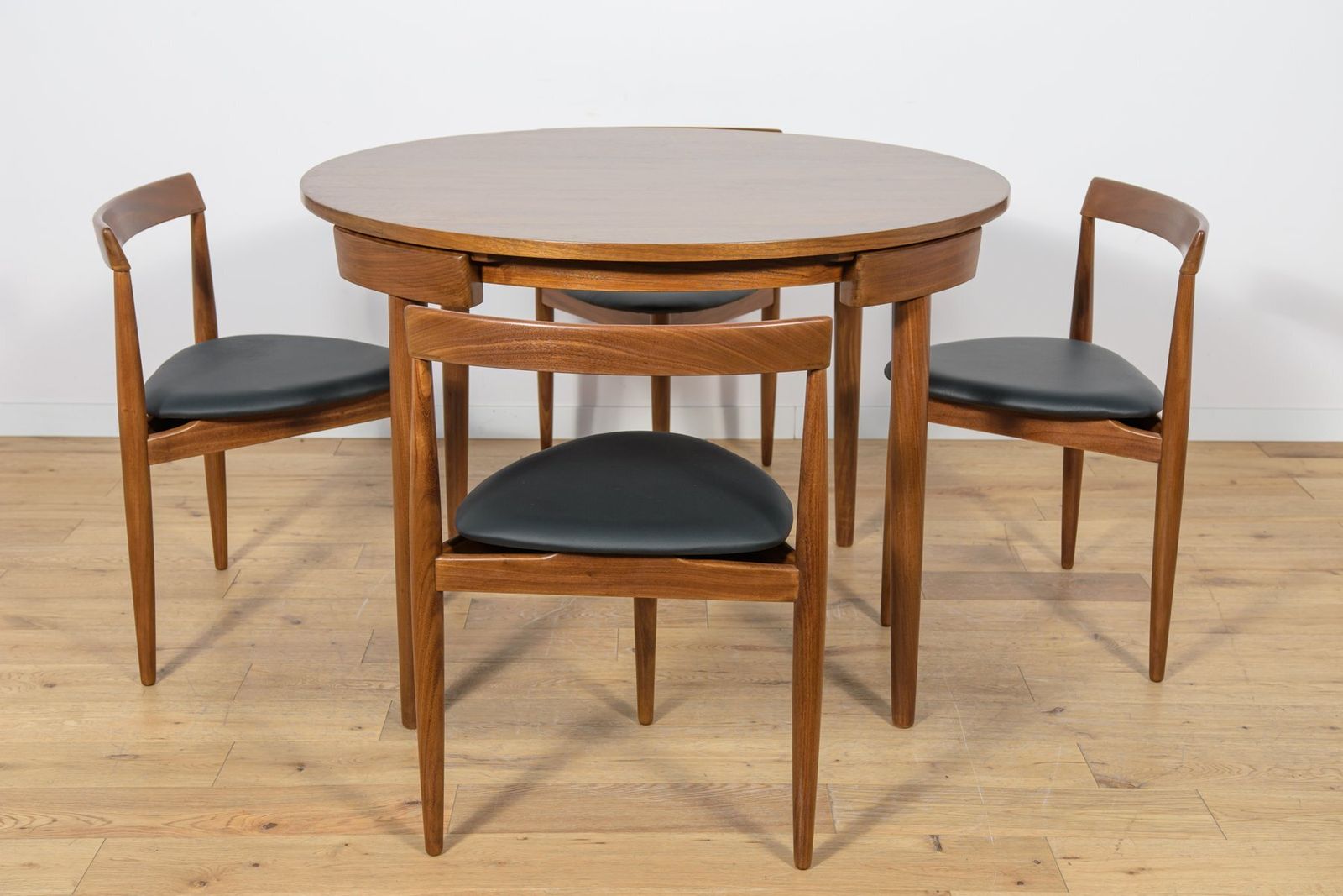 Mid Century Teak Dining Table And Chairs Set By Hans Olsen For Frem Røjle, Denmark, 1950s, Set Of 5 photo Furniture