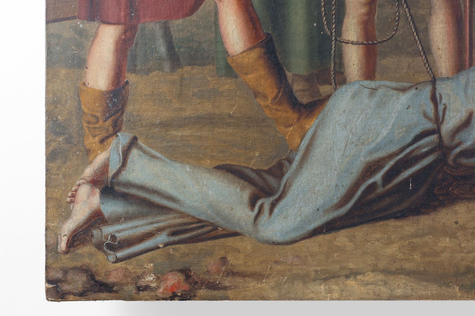 Flemish Artist, Passion Of Christ, 1900, Oil On Canvas photo Art