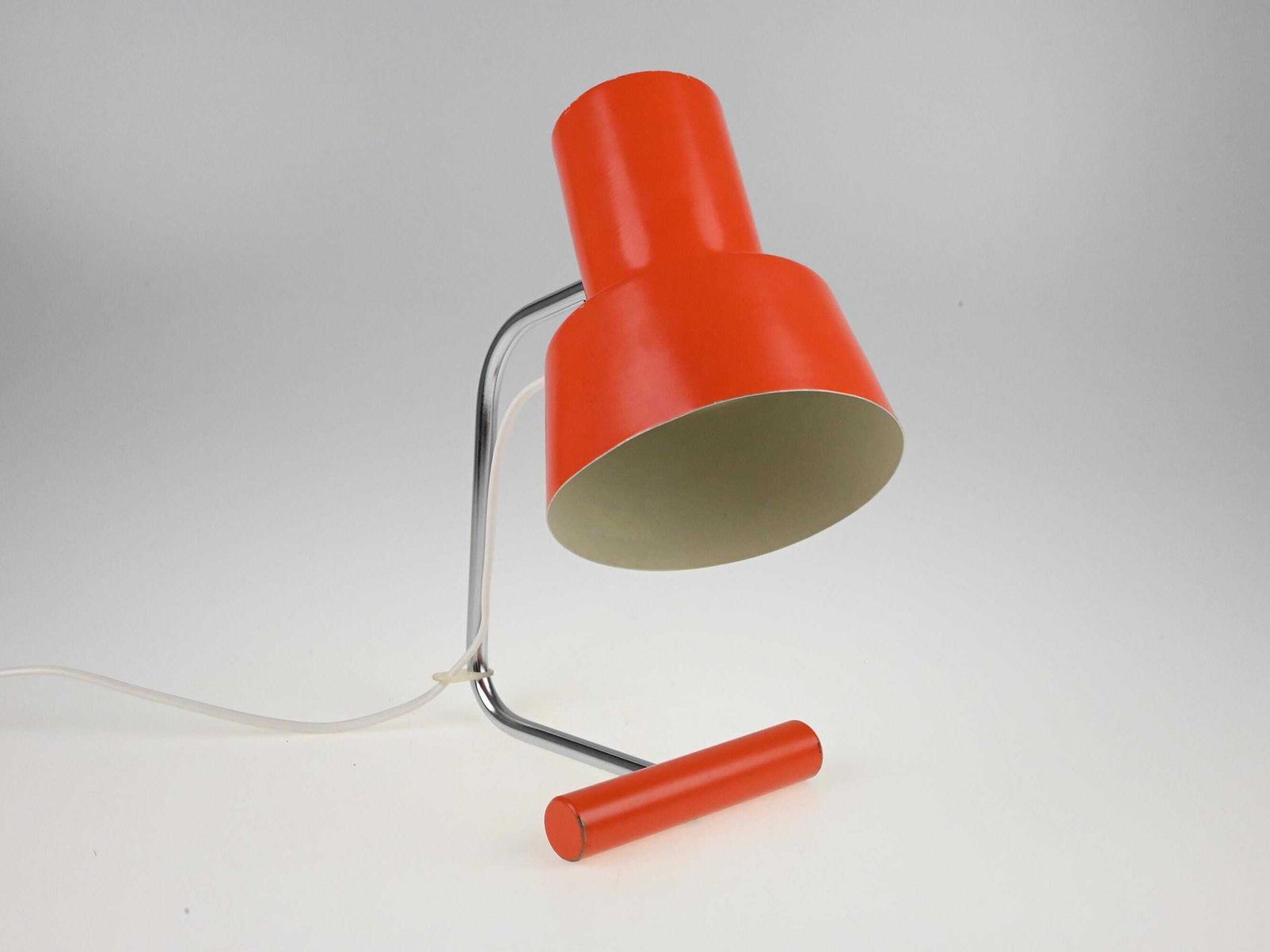 Mid Century Lamp, Table Lamp, Orange Lamp, Mid Century Lighting, Desk Lamp, Josef Hurka Lamp, Vintage Lamp, Table Light, Lighting photo furniture