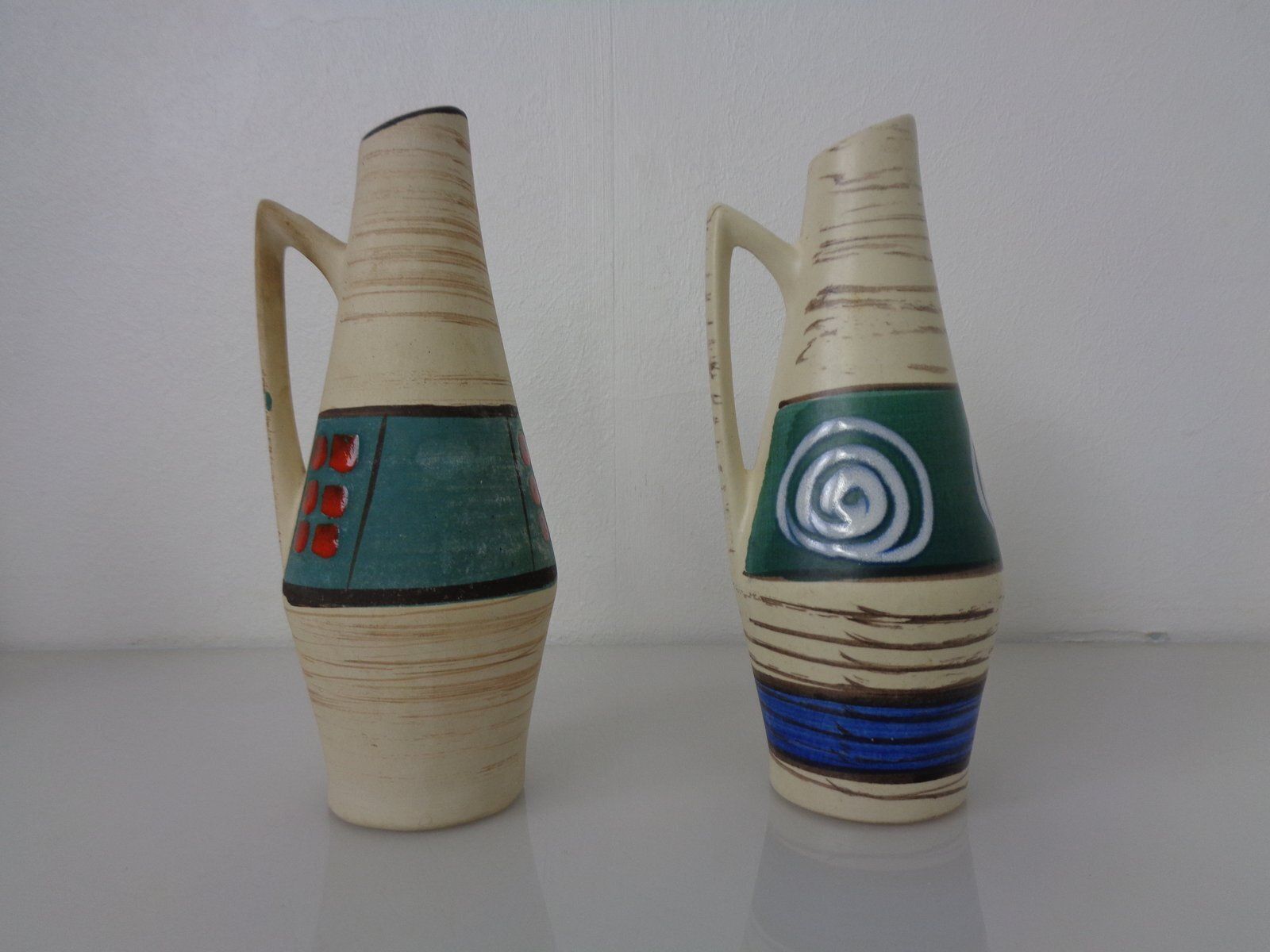Ceramic Vases By Heinz Siery For Scheurich, 1958, Set Of 2 photo 156.0