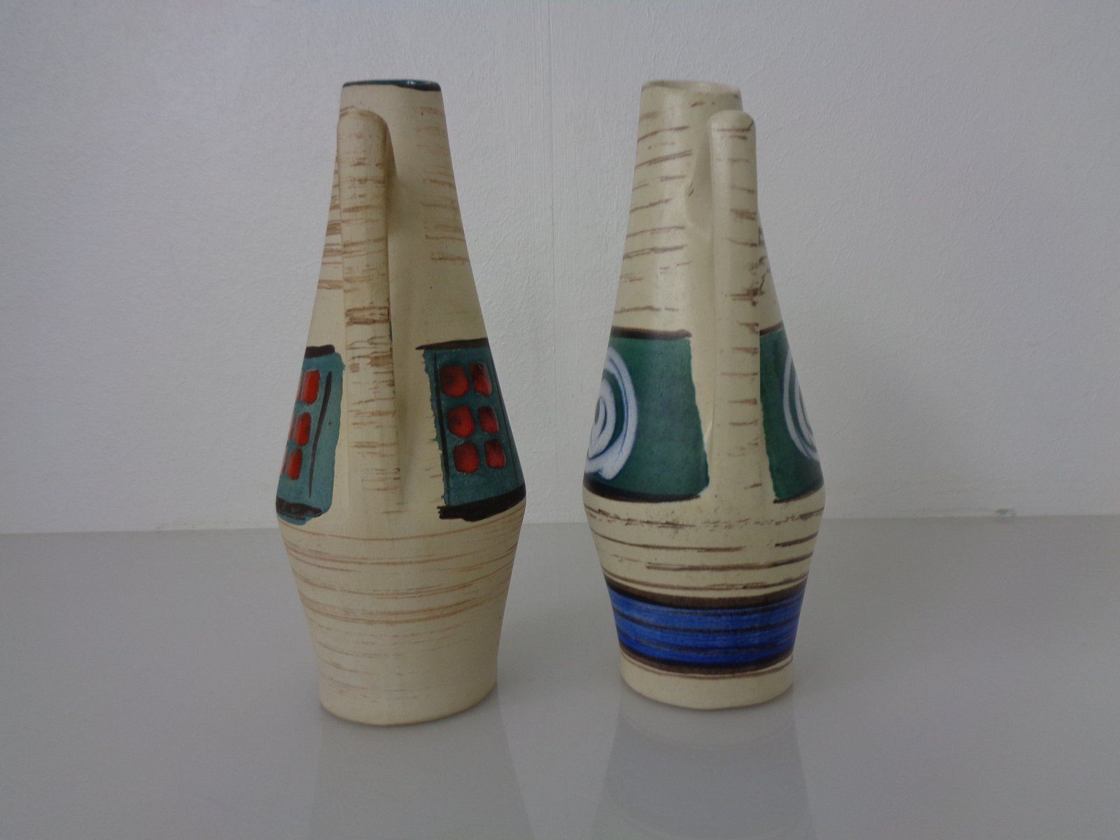 photo for sale Ceramic Vases By Heinz Siery For Scheurich, 1958, Set Of 2