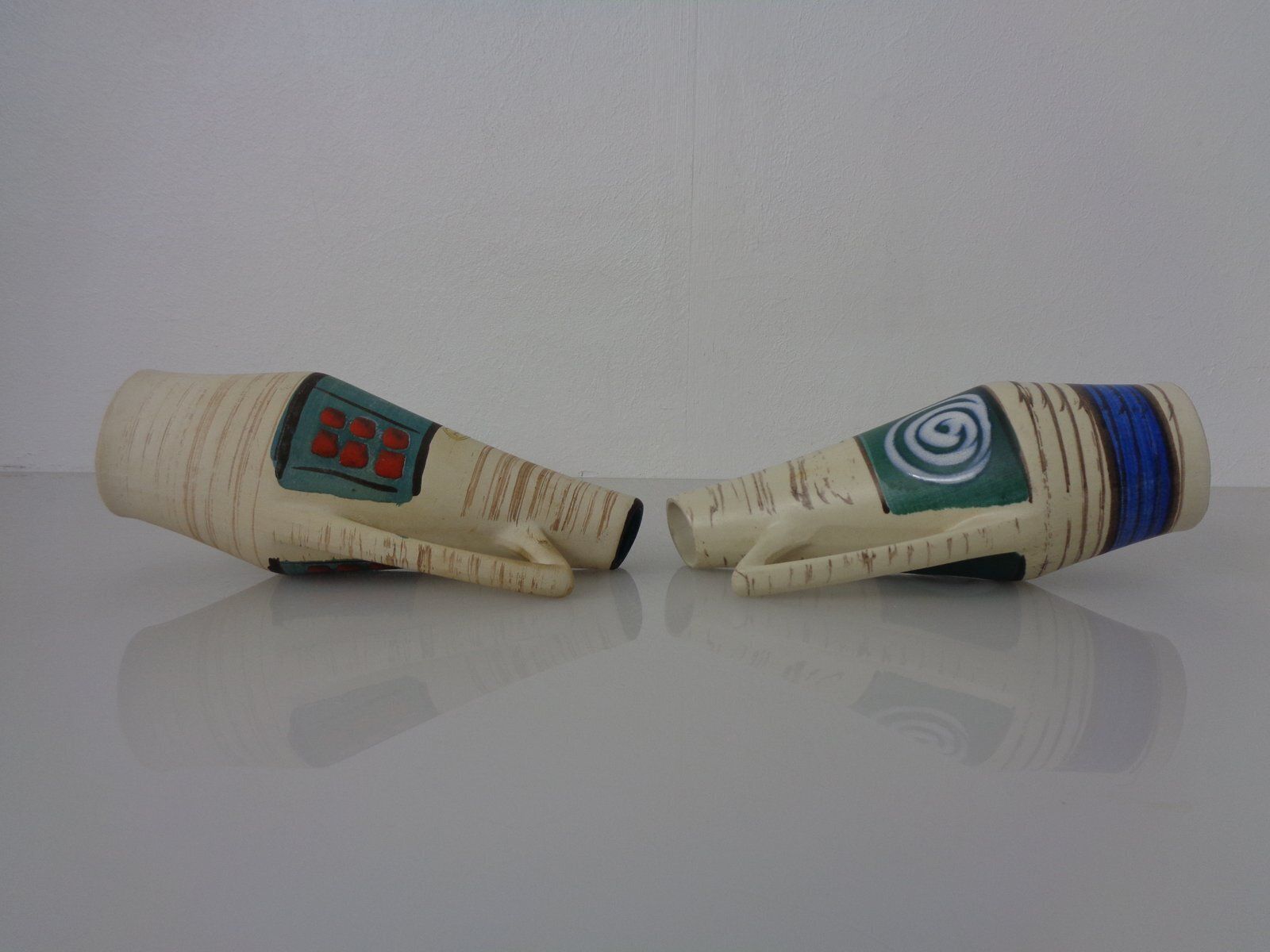 photo buy Ceramic Vases By Heinz Siery For Scheurich, 1958, Set Of 2