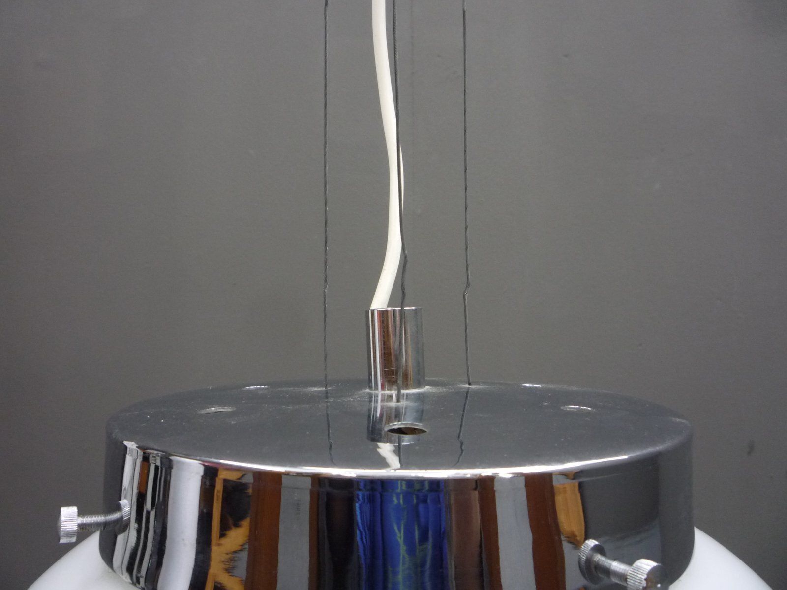 photo for sale Modern Italian Murano Glass Pendant Lamp From Mazzega, 1960s