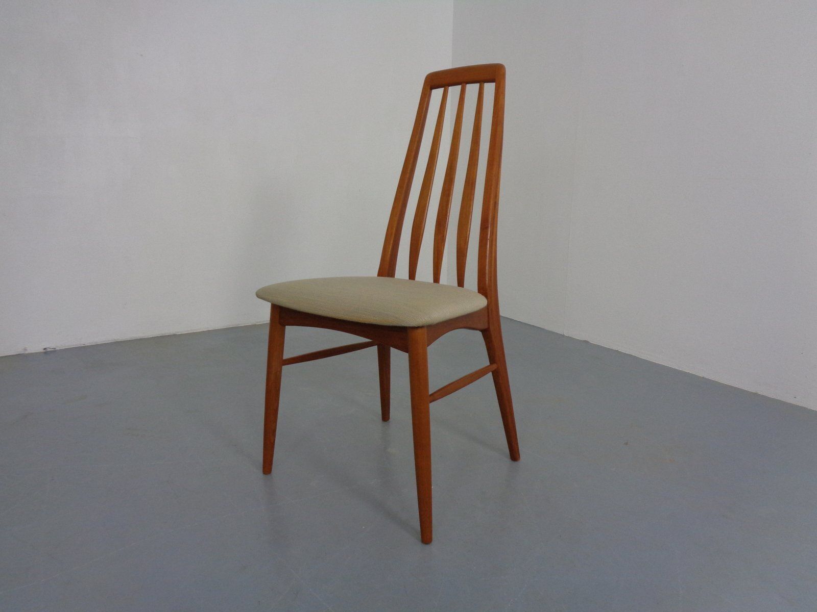 Danish Eva Teak Dining Chair By Niels Koefoed For Koefoeds Hornslet Møbelfabrik, 1960s photo for sale