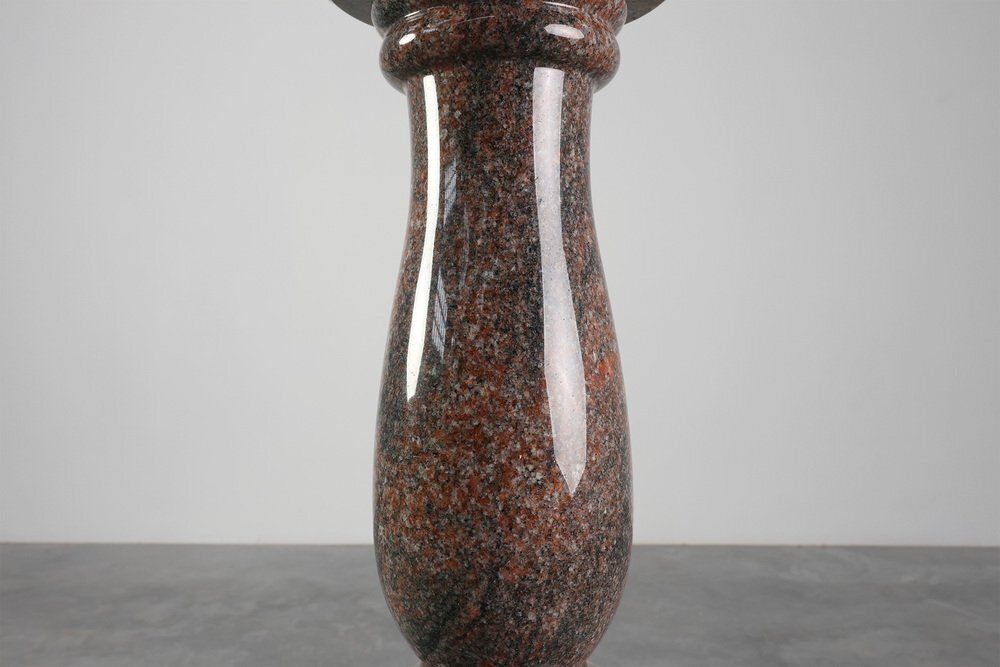 Large Mid Century Modern Italian Granite Pedestal, 1960s photo vinterior