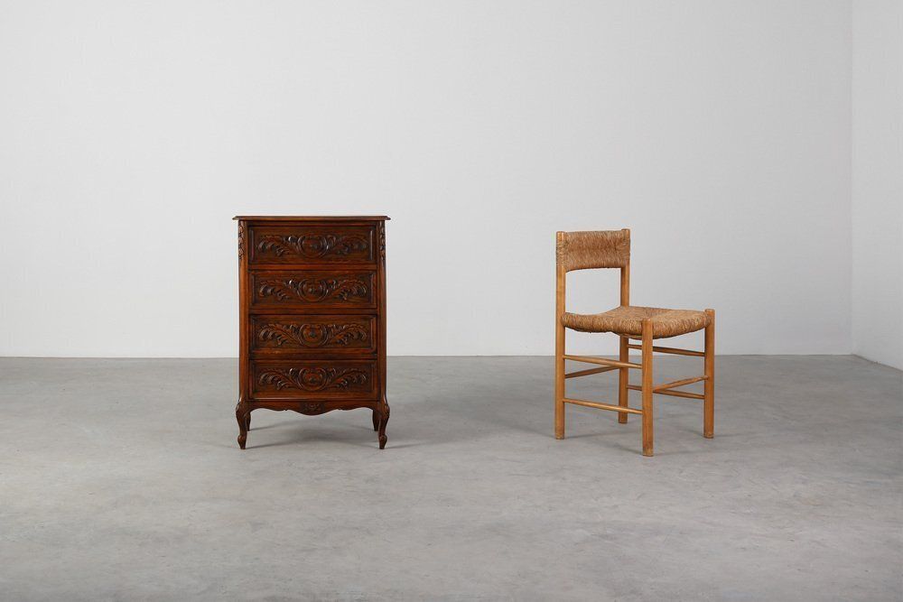 Louis XV Style Oak Chest Of Drawers, France, 1950s photo furniture