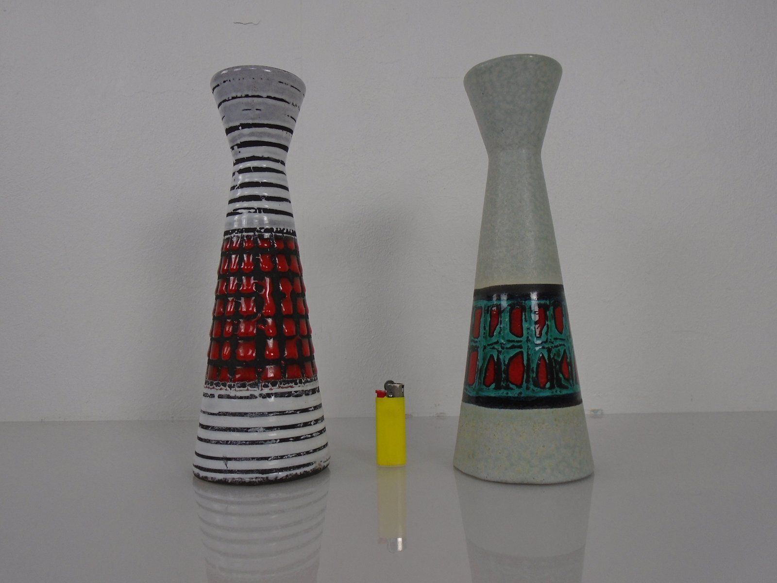 Ceramic Vases By Heinz Siery For Scheurich, 1950s, Set Of 2