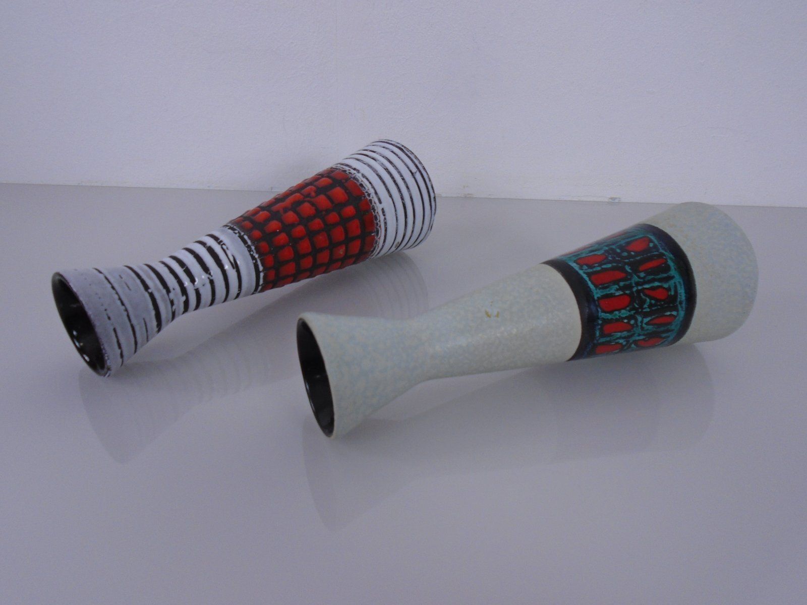 Ceramic Vases By Heinz Siery For Scheurich, 1950s, Set Of 2 photo vinterior