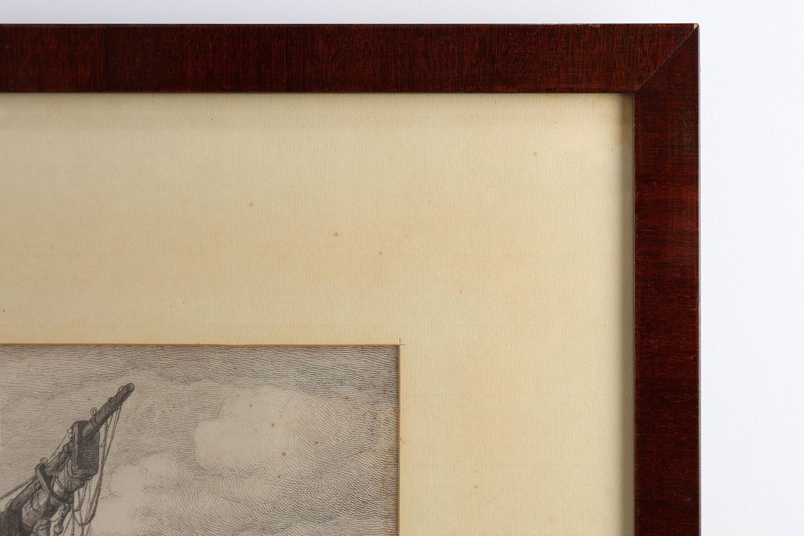 After Hendrik Schaefels, Belgian Engraving Of Napoleon I, 1804, Glass & Wood & Paper photo vinterior