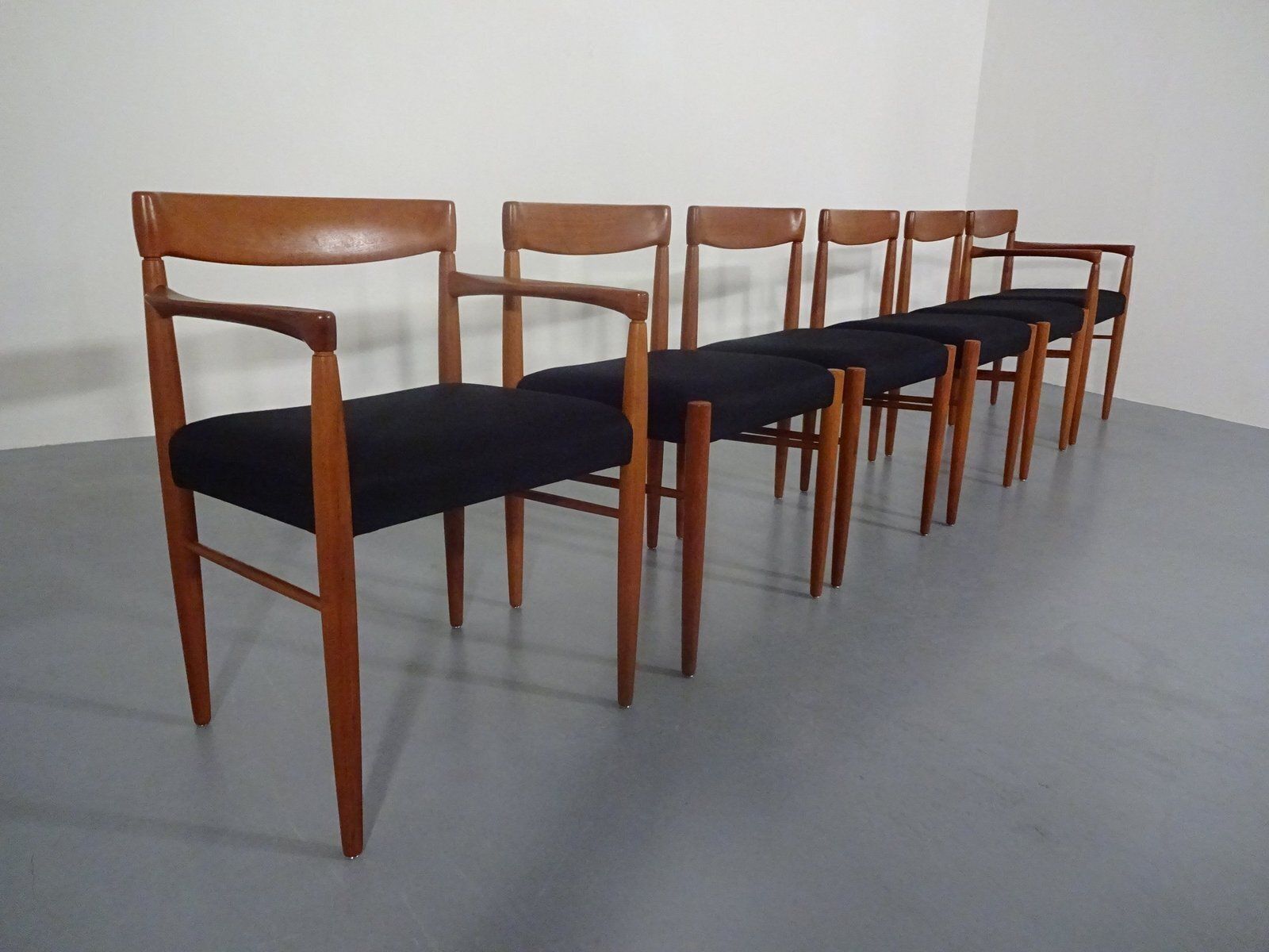 Danish Teak Dining Chairs By H. W. Klein For Bramin, 1960s, Set Of 6 photo for sale