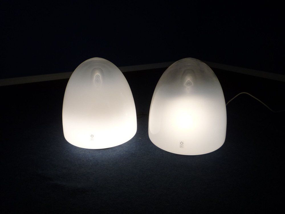 Italian Glass Floor Lamps By Giusto Toso For Leucos, 1960s, Set Of 2 photo furniture