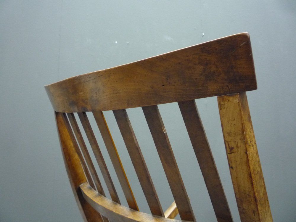 Biedermeier Folding Walnut Armchair, 1880s photo vintage