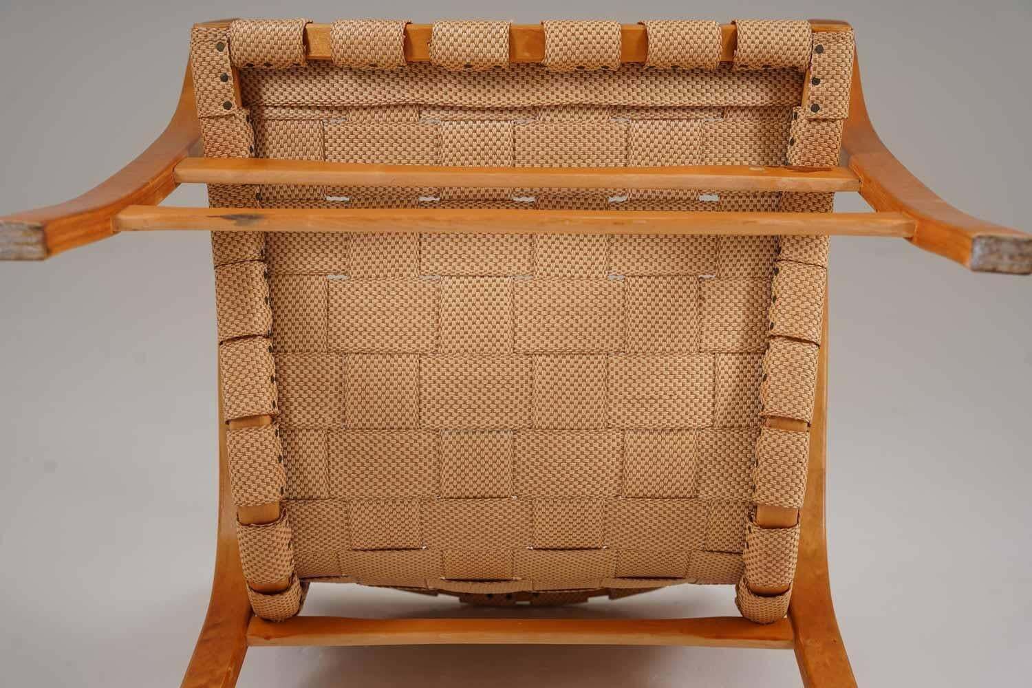 photo vintage Lounge Chairs By Gustaf Axel Berg, Model Tösen