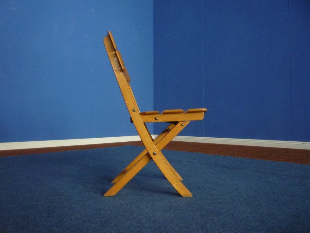 Children's Folding Chair From Herlag, 1940s photo for sale
