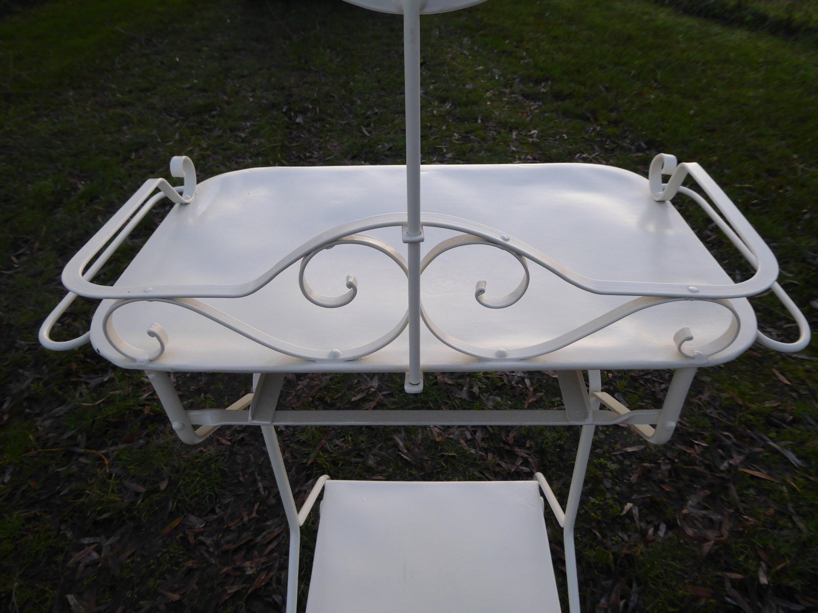 photo furniture Industrial Metal Dressing Table, 1940s
