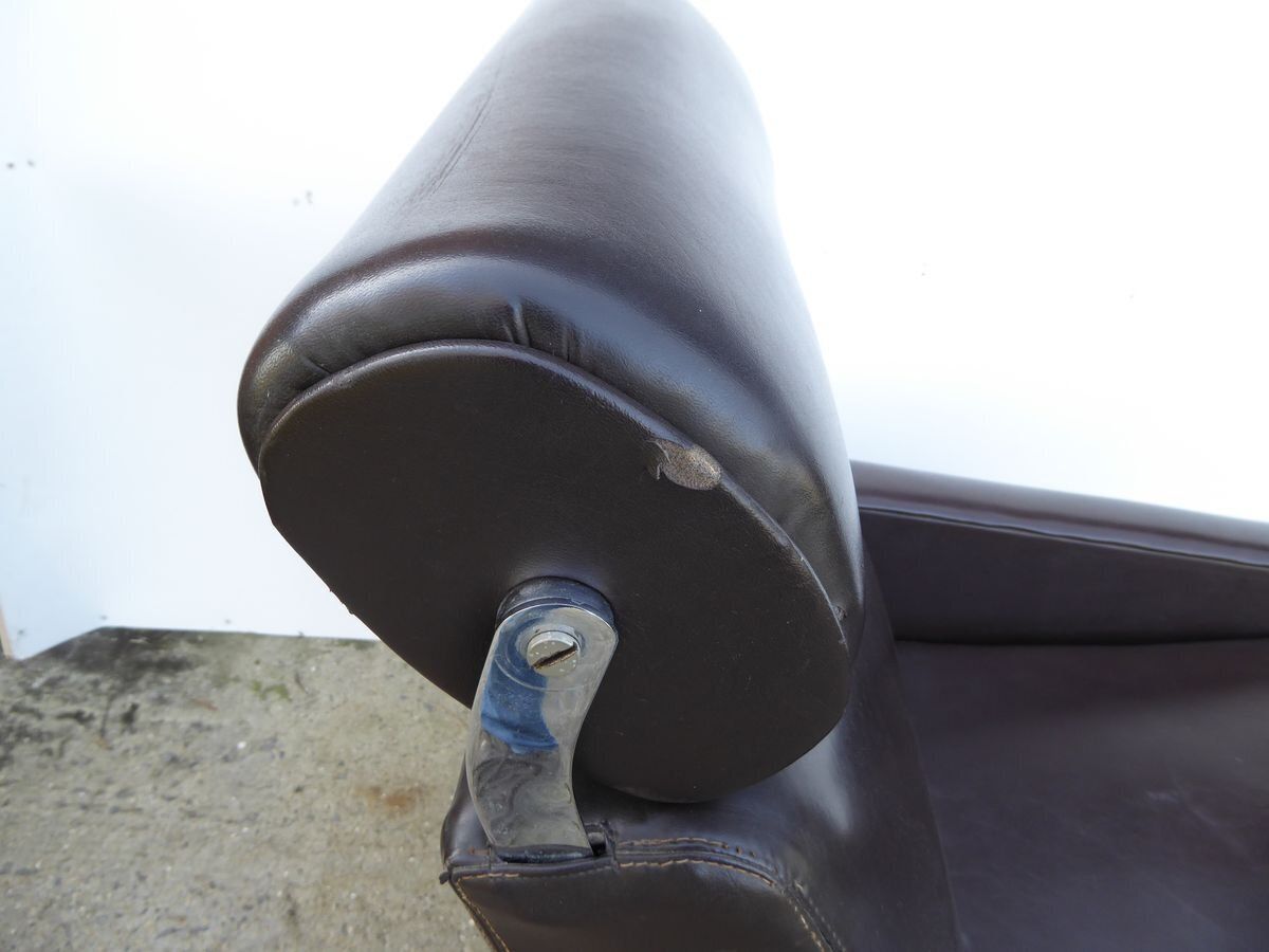 photo furniture Brown Leatherette Lounge Chair By Georges Van Rijck For Beaufort, 1960s