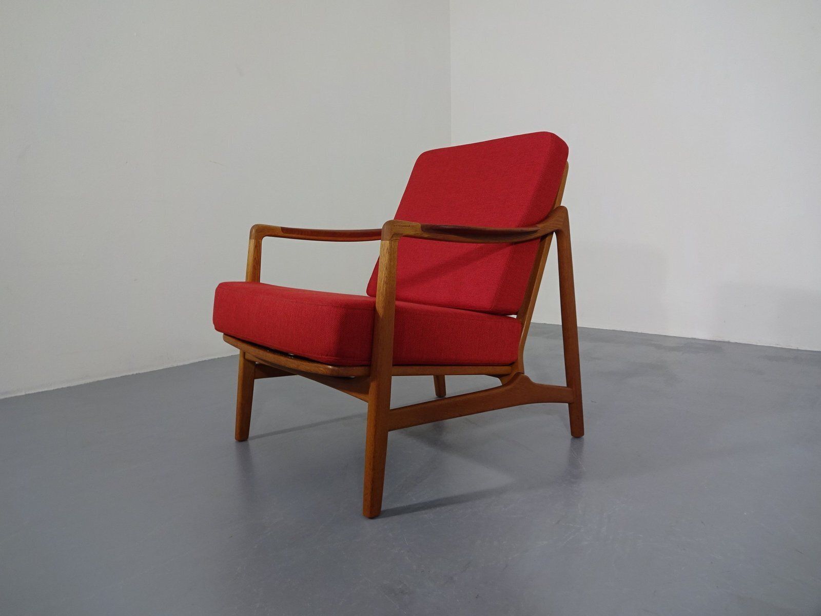 Teak & Oak Model 117 Chair By Tove & Edvard Kindt Larsen For France & Daverkosen, Denmark, 1950s photo Furniture