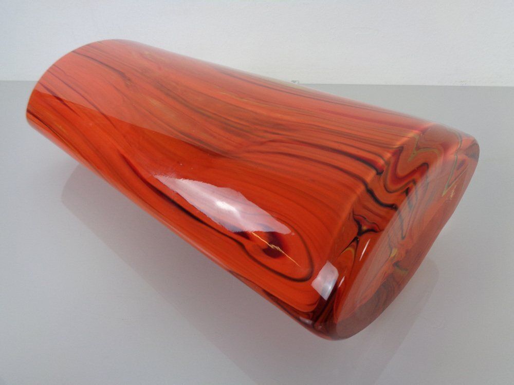 photo vintage Large Murano Glass Vase, Italy, 1960s