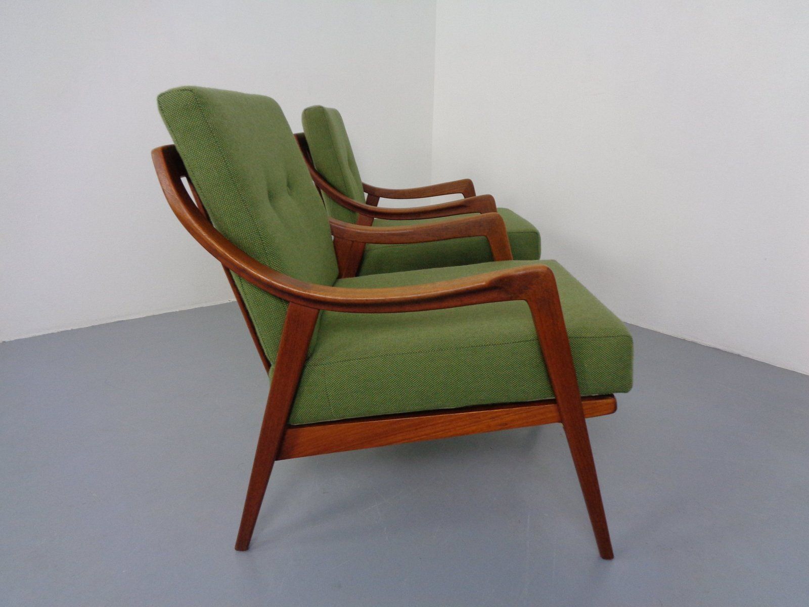 Danish Filigree Teak Armchairs, 1960s, Set Of 2 photo vintage