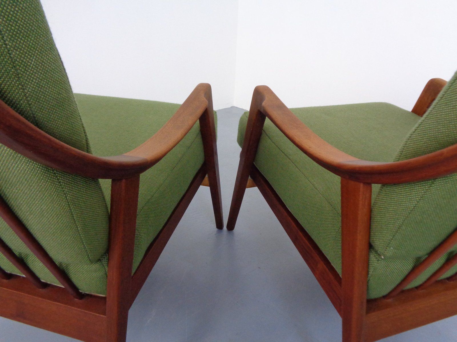 photo furniture Danish Filigree Teak Armchairs, 1960s, Set Of 2