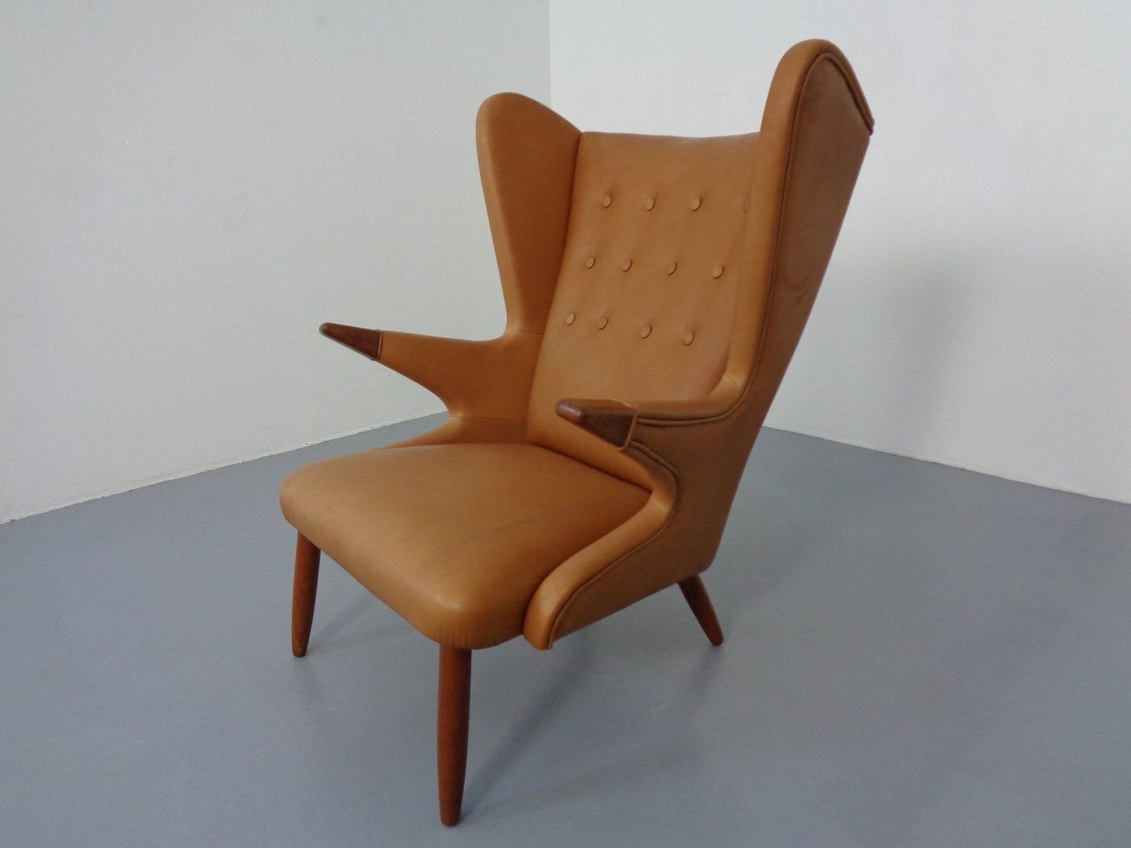 Teak And Leather Armchair By Svend Skipper For Skippers Møbler, Denmark, 1960s photo 3471.0