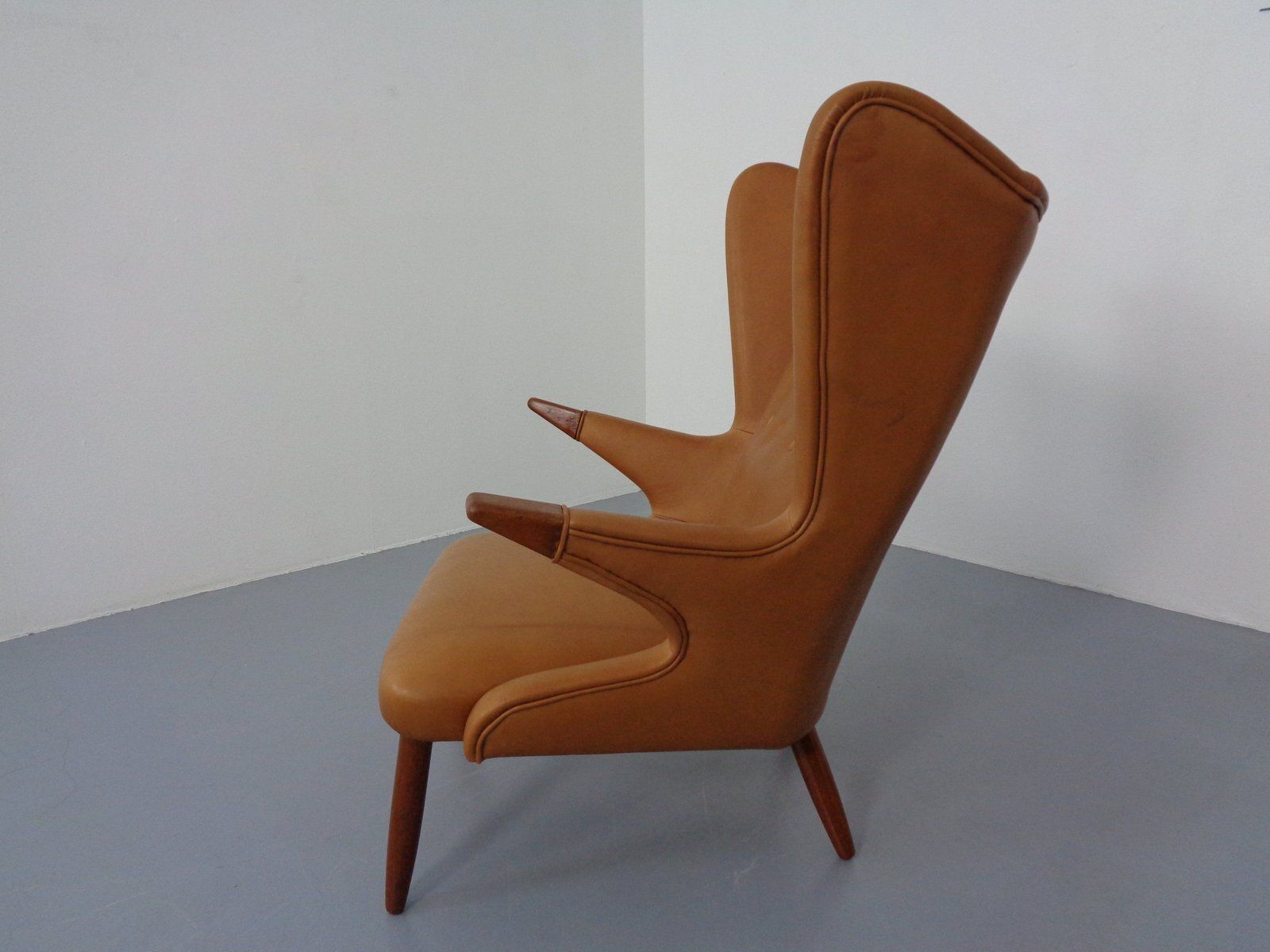 photo furniture Teak And Leather Armchair By Svend Skipper For Skippers Møbler, Denmark, 1960s