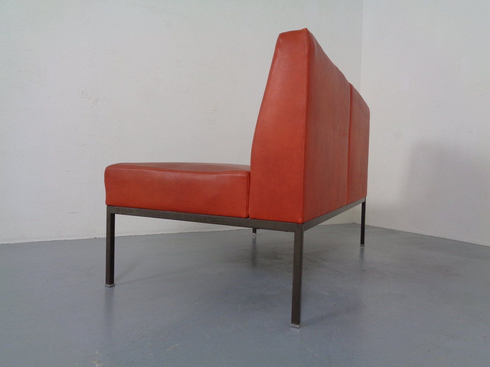 photo vintage Minimalist 2 Seater And 3 Seater Bench, Germany, 1960s, Set Of 2