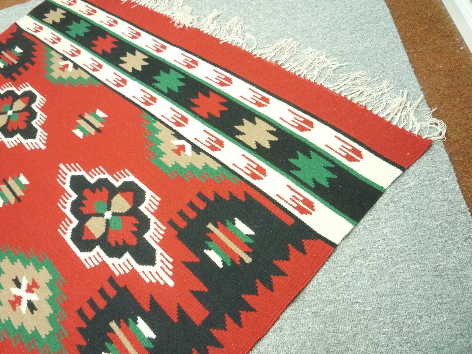 Geometric Kelim Rug, 1960s photo 651.0