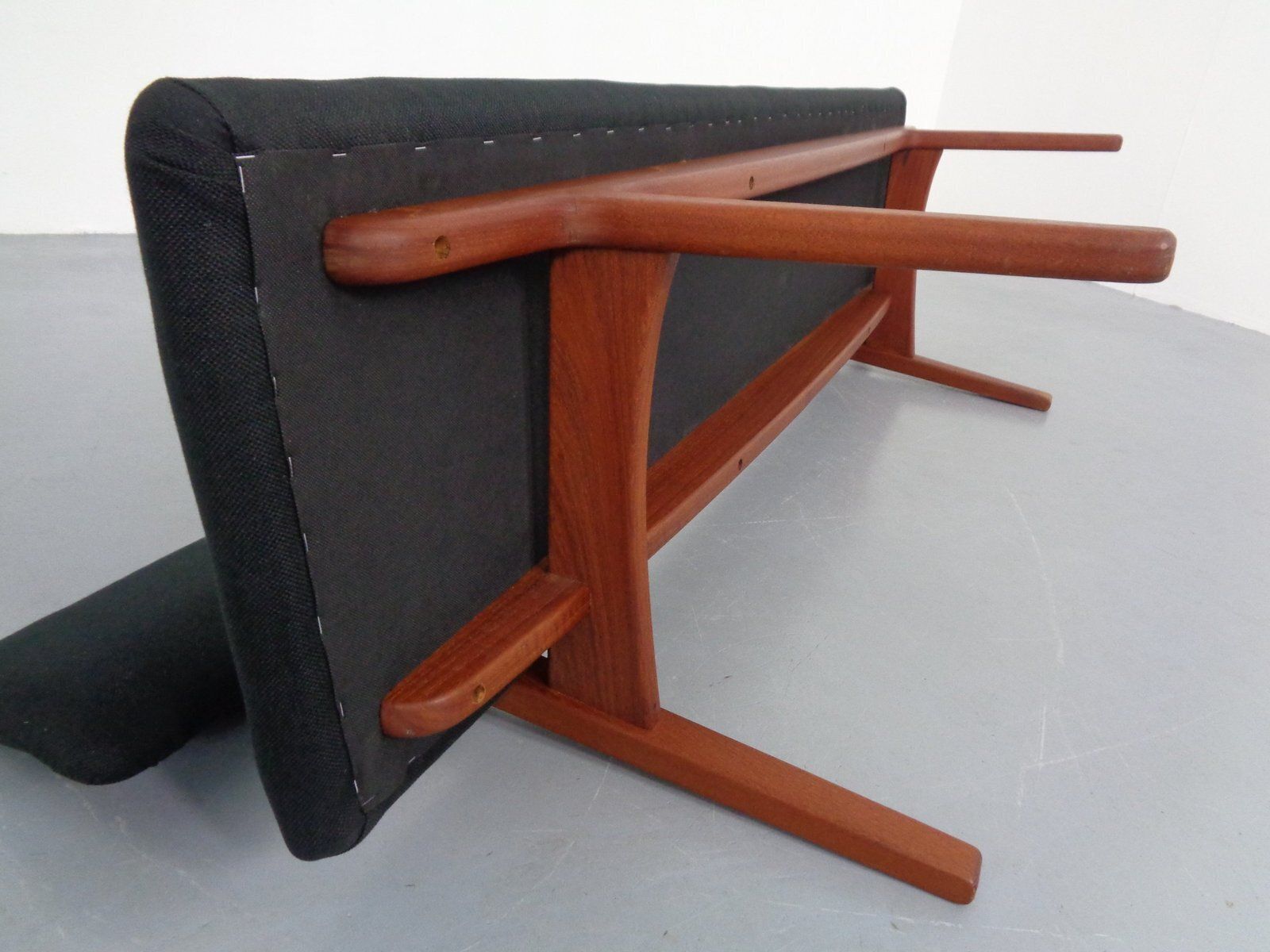 photo furniture Large Teak Bench By Aksel Bender Madsen & Ejnar Larsen For Næstved Møbler, Denmark, 1950s