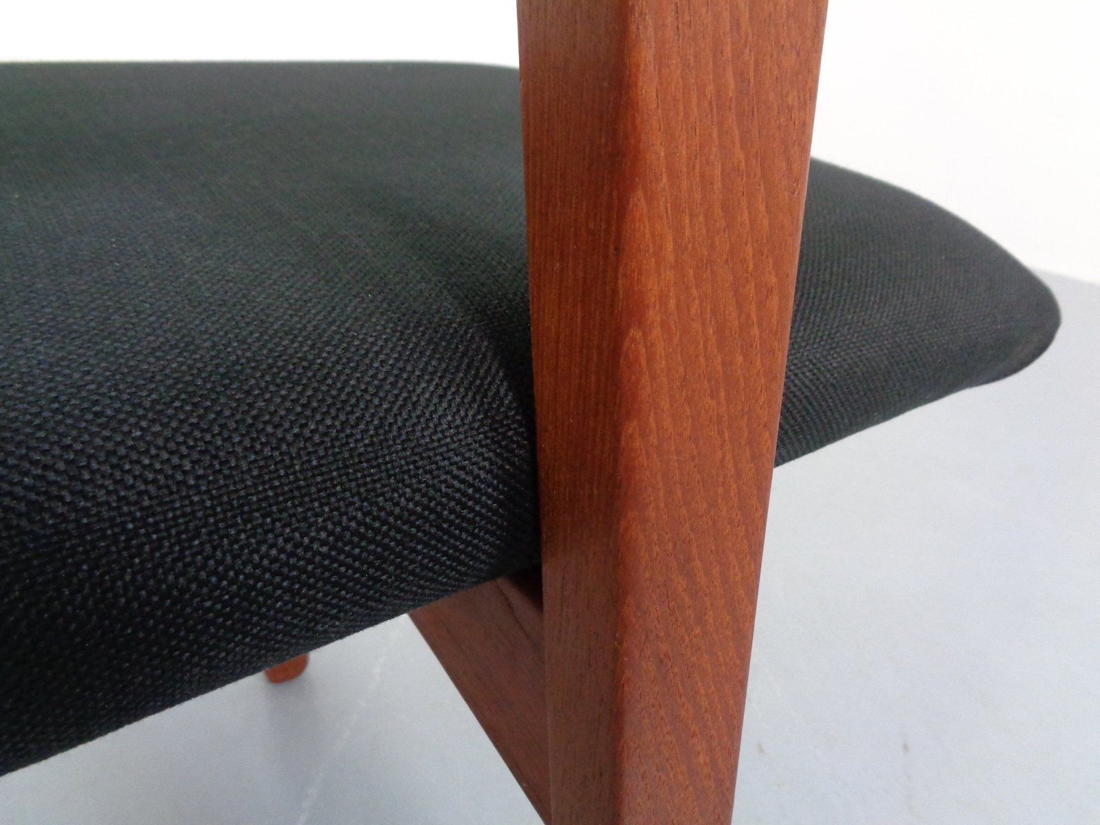 Furniture Large Teak Bench By Aksel Bender Madsen & Ejnar Larsen For Næstved Møbler, Denmark, 1950s photo