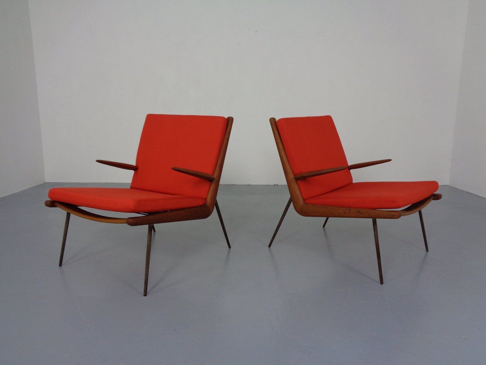 Boomerang Lounge Chair By Peter Hvidt & Orla Mølgaard Nielsen For France & Daverkosen, Denmark, 1950s photo Furniture