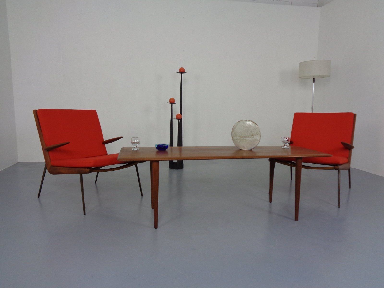 Boomerang Lounge Chair By Peter Hvidt & Orla Mølgaard Nielsen For France & Daverkosen, Denmark, 1950s photo buy