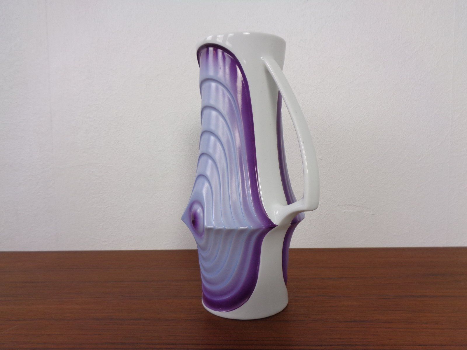 Mid Century Pop Art Purple Vase From Royal Kpm, Germany, 1960s photo vinterior