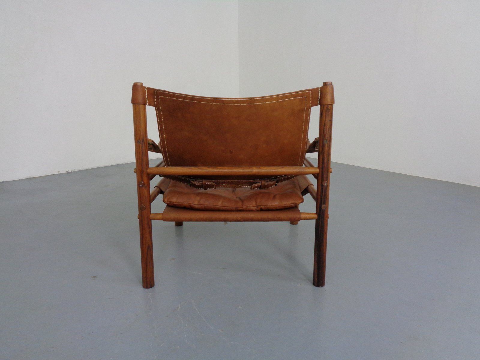 photo furniture Sirocco Safari Chair In Rosewood And Leather By Arne Norell, Sweden, 1960s