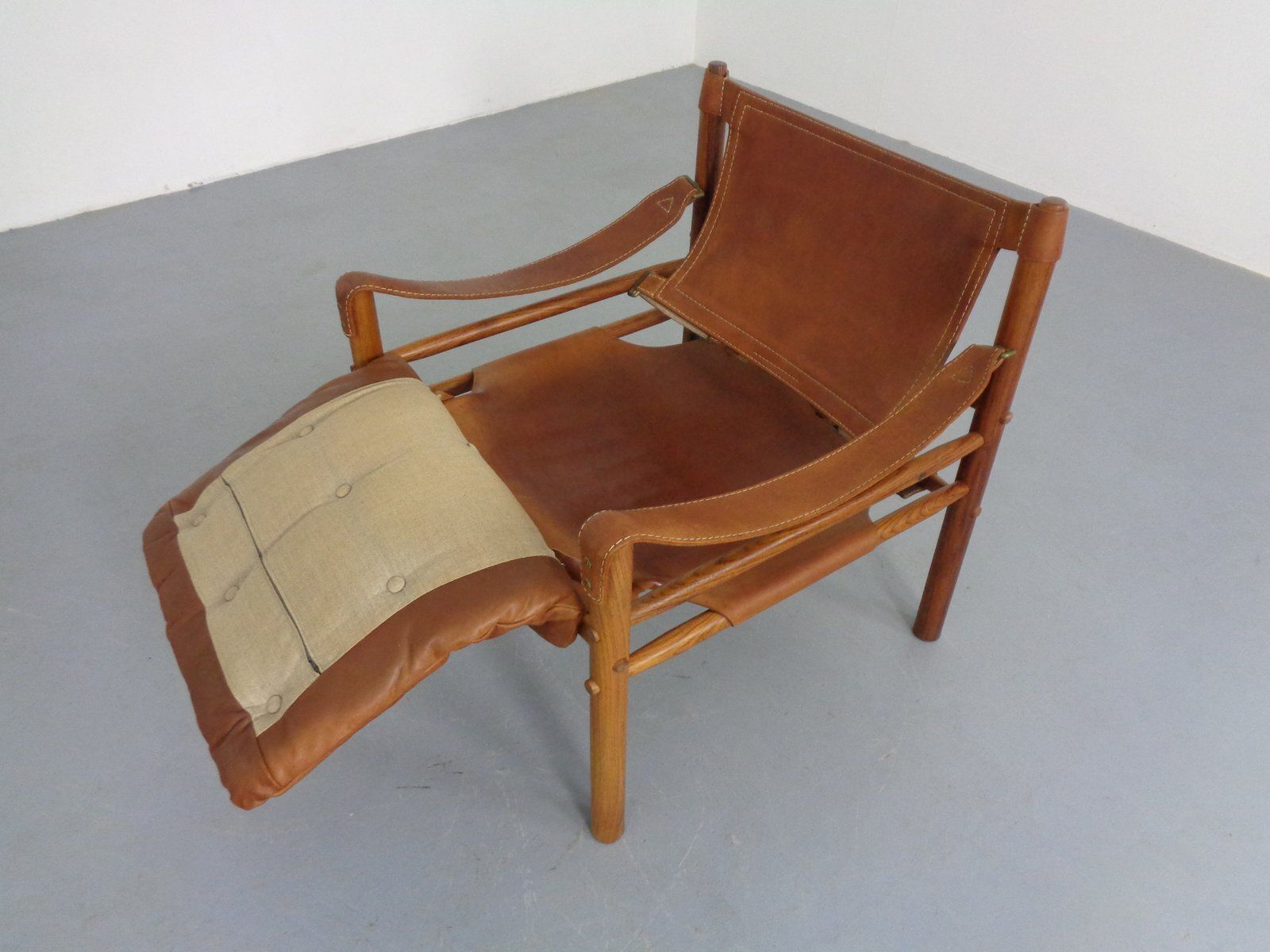photo buy Sirocco Safari Chair In Rosewood And Leather By Arne Norell, Sweden, 1960s