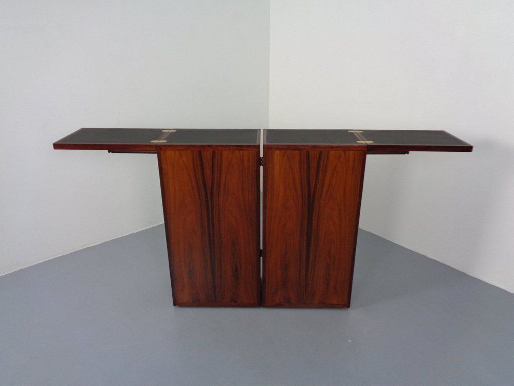 Danish Rosewood Captain's Bar By Reno Wahl Iversen For Dyrlund, 1960s