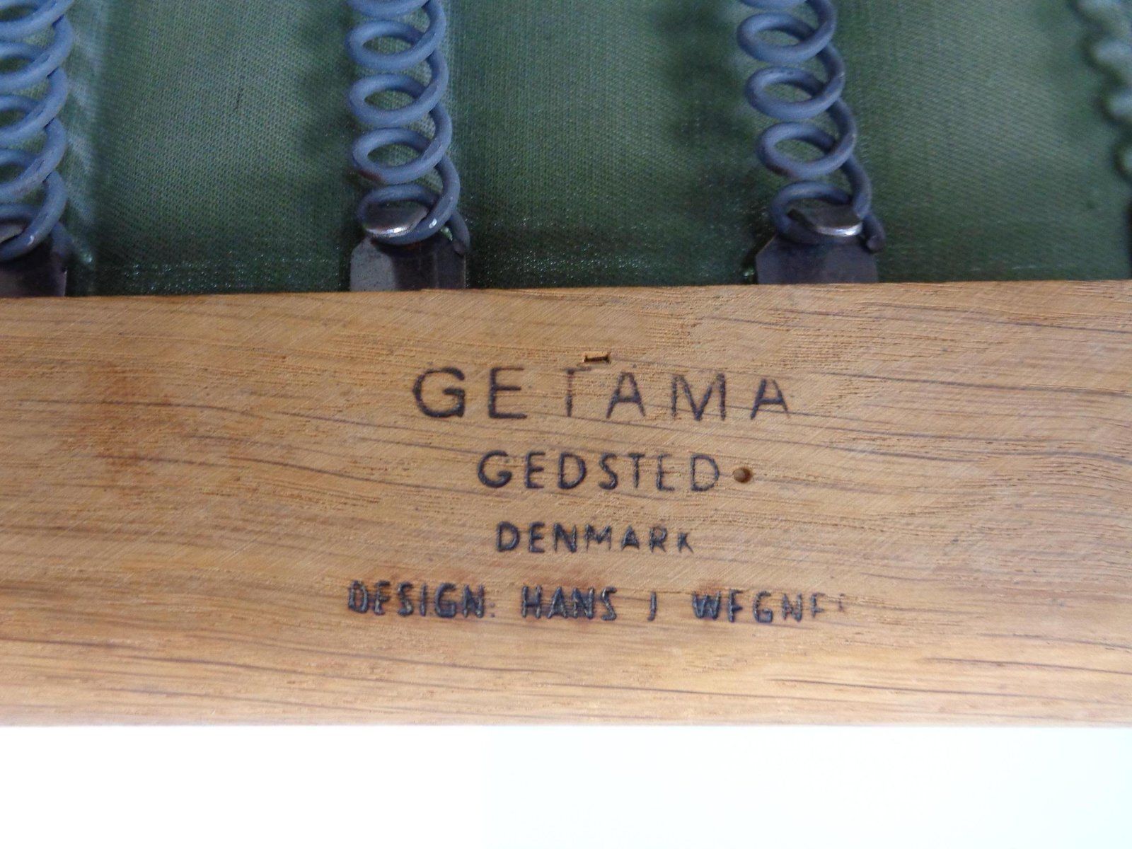 Danish Ge290 Chair In Oak And Kvadrat Hallingdal By Hans J. Wegner For Getama, 1960s photo 2602.0